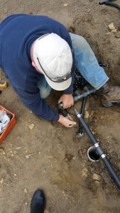 Installation of a Lawn Irrigation System in Upton, Massachusetts